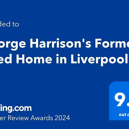 George Harrison'S Former 3Bed Home In Liverpool 스페키 외부 사진